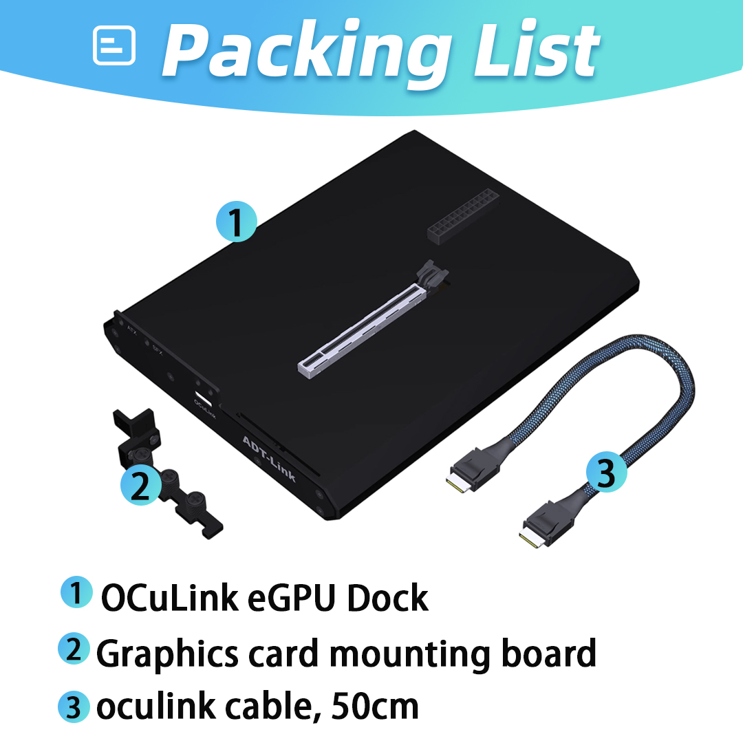 OCuLink eGPU 도크 PCIe 4.0 X4 SF - Oculink Gpu Dock Station 리뷰 및 가격