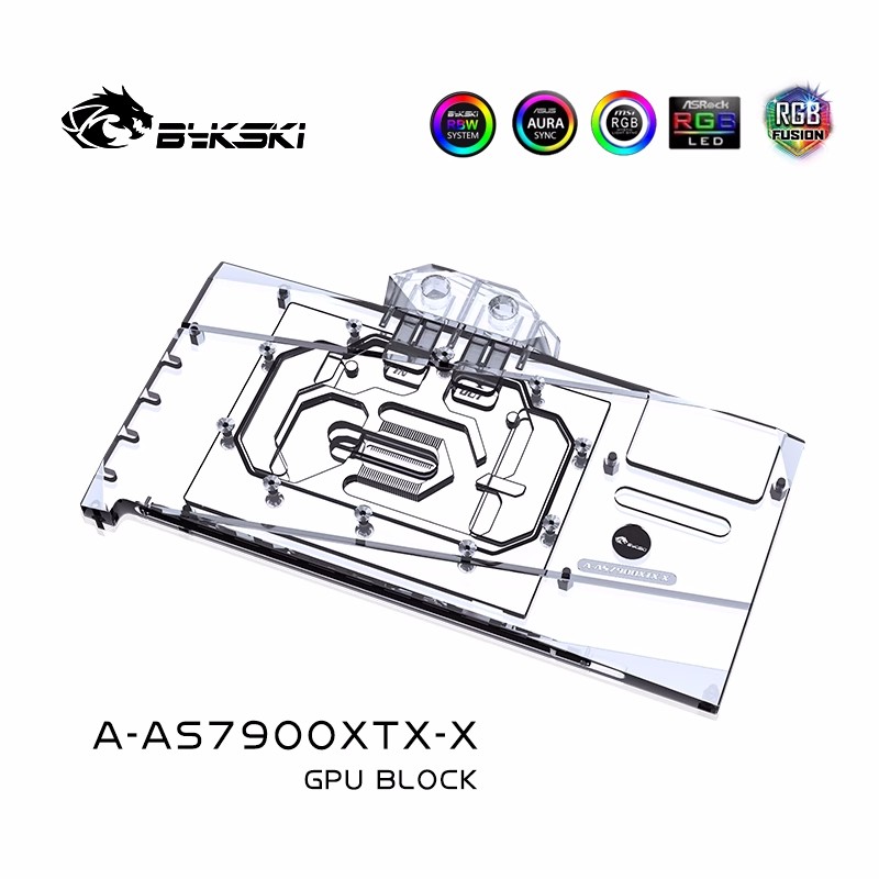 바이스키 워터 블록 ASUS TUF 라데온 RX 790 - Rx 7900 Xt 20Gb 리뷰 및 가격